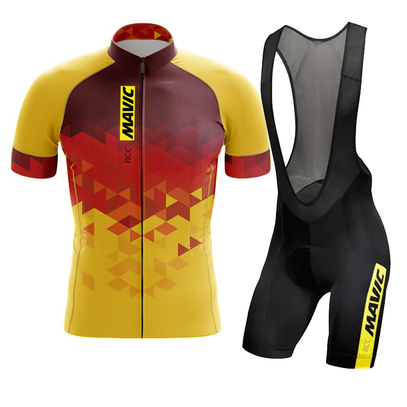 Cycling Gear Logo - Mavic-conjunto de ciclismo masculino, roupas de