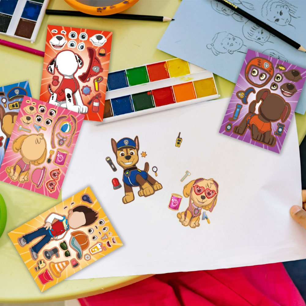 Bicycle Helmet - 16 Peças Quebra-Cabeça PAW Patrol DIY: