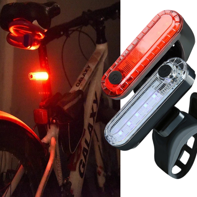 Bicycle Helmet - Luz traseira da cauda da bicicleta