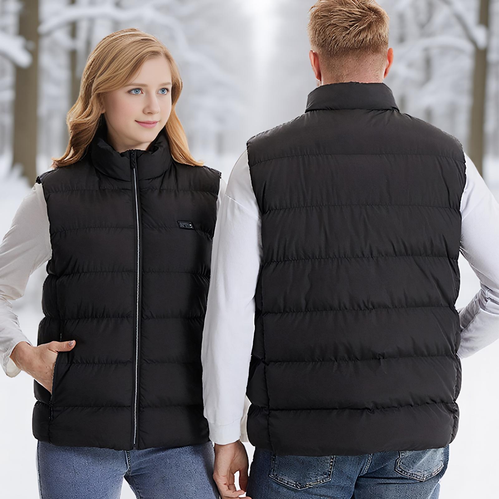 Cycling Gear Must Haves - Colete aquecido de inverno quente jaqueta
