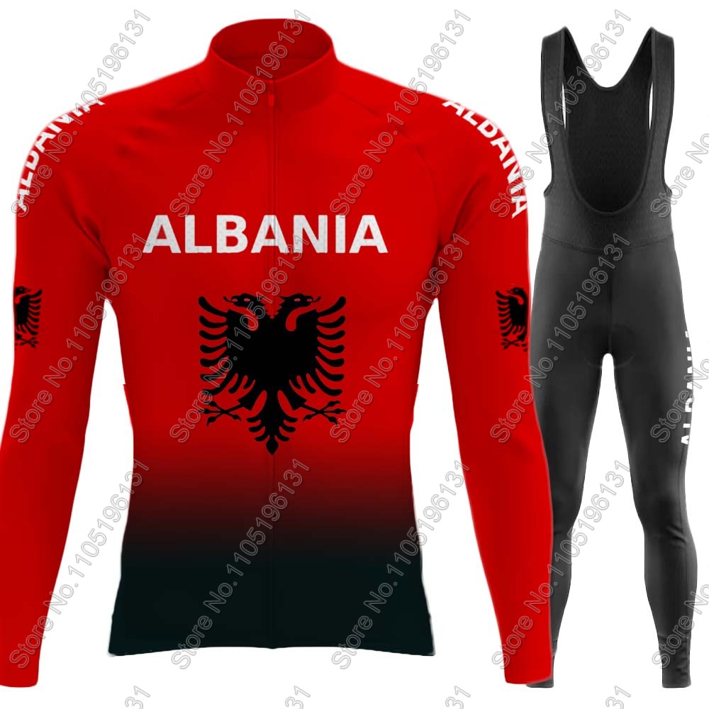 Cycling Gear Logo - Albânia equipe nacional 2026 conjunto camisa