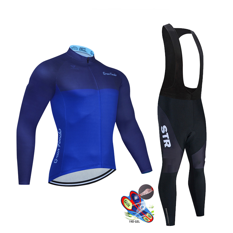 Outono preto conjunto camisa d - Cycling Gear Logo avaliação e preço