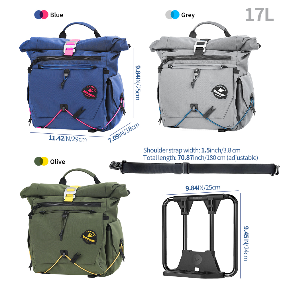 Bolsa de guidão para bicicleta - Cycling Gear Backpack avaliação e preço