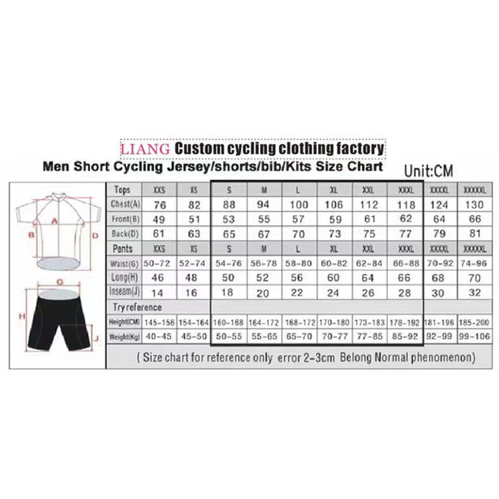 Conjunto de Camisa de Ciclismo - Cycling Gear Logo avaliação e preço