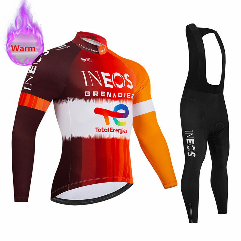 Conjunto de Jersey Térmico de  - Cycling Gear Logo avaliação e preço